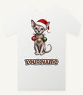 Sphynx Christmas Personalised Christmas T-Shirt and Hoodie