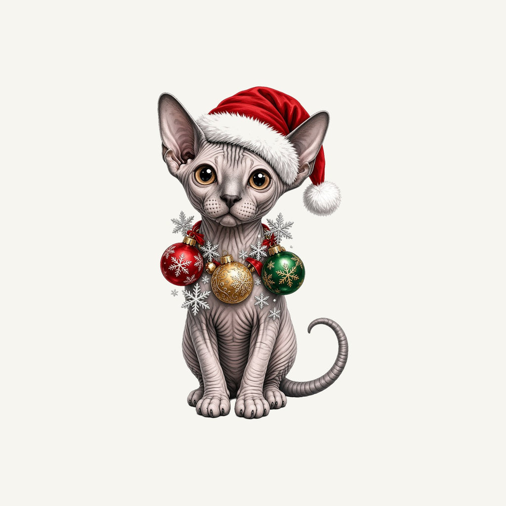 Sphynx Christmas Personalised Christmas T-Shirt and Hoodie