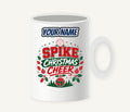 Spike Christmas Cheer Volleyball Personalised Christmas Mug