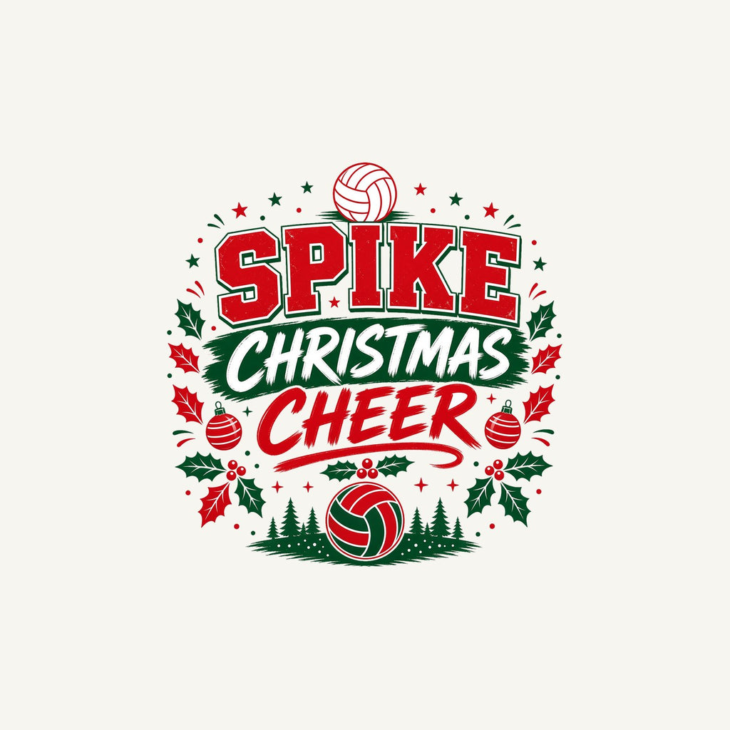 Spike Christmas Cheer Volleyball Personalised Christmas Mug