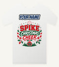Spike Christmas Cheer Volleyball Personalised Christmas T-Shirt and Hoodie