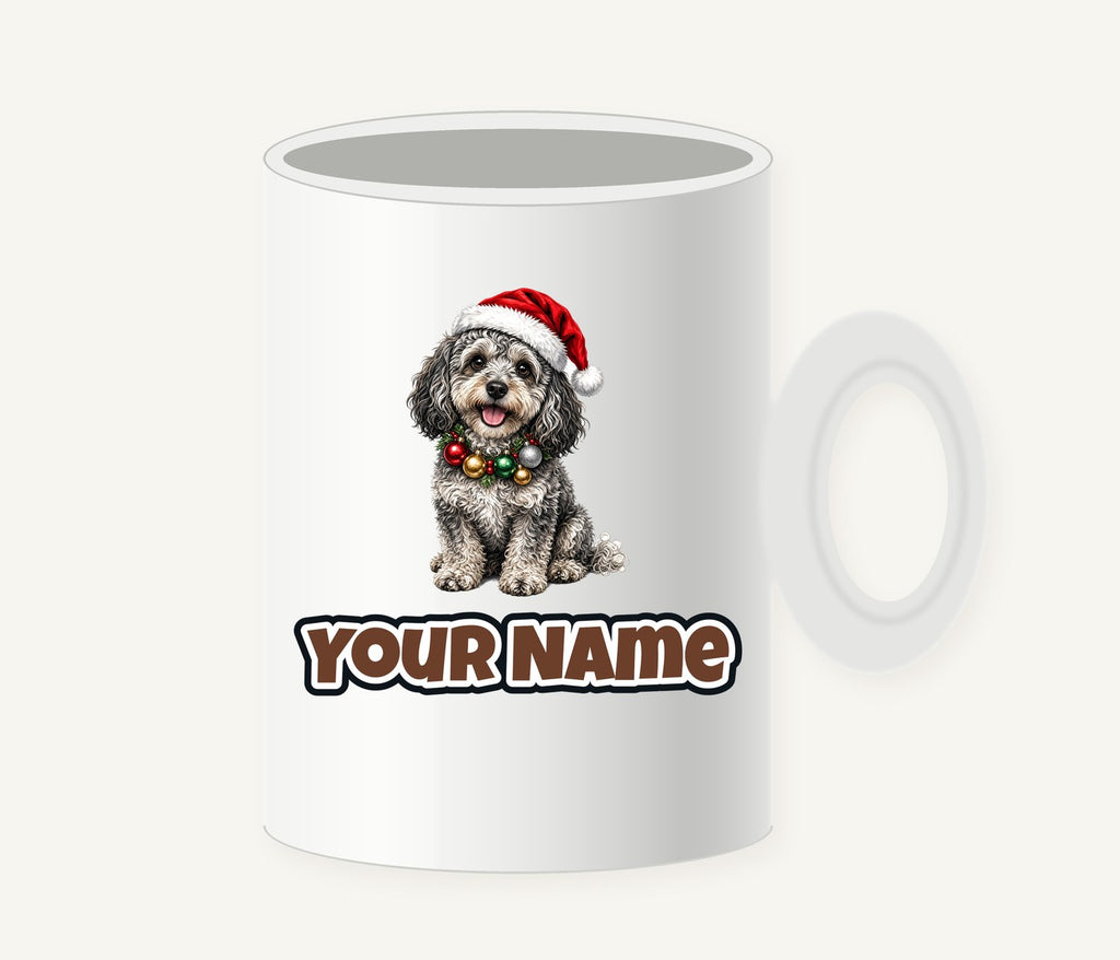 Spoodle Christmas Personalised Christmas Mug