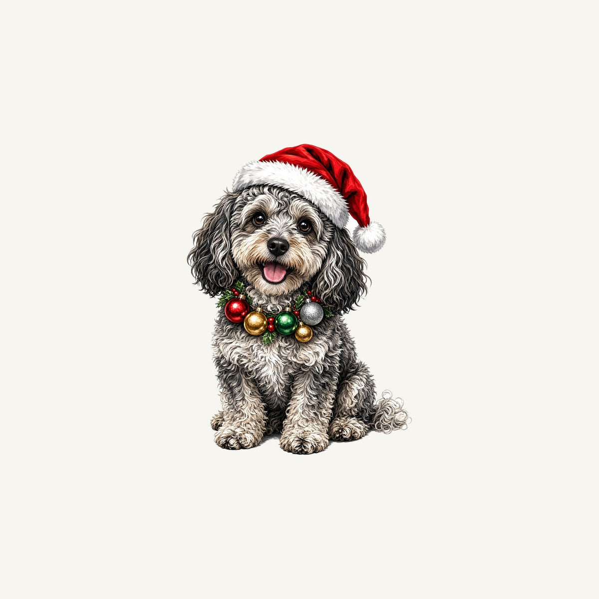 Spoodle Christmas Personalised Christmas Mug