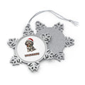 Spoodle Personalised Pewter Christmas Ornament