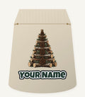 Stacked Log Christmas Tree Personalised Santa Sack