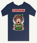 Static Elf Personalised Kids and Baby Christmas Tee