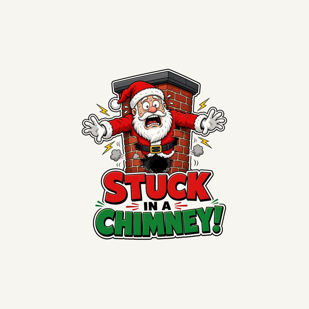 Stuck in a Chimney Personalised Christmas Mug