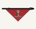 Tabby Cat personalised Christmas pet bandana collar with buckle