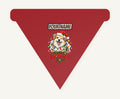 Tangled Christmas Lights Dog Personalised Christmas Dog Bandana