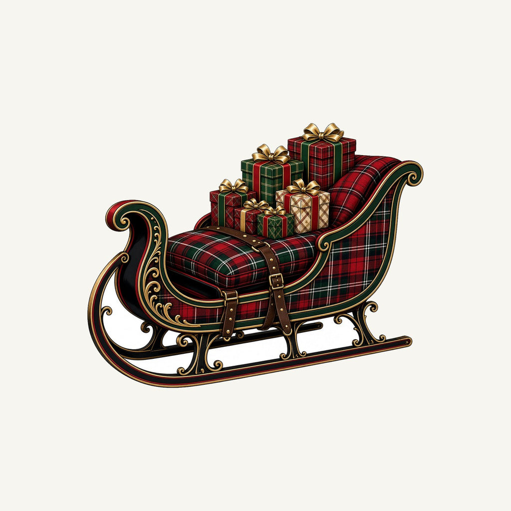 Tartan Sleigh and Gifts Personalised Kids Tee and Baby Bodysuit