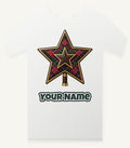Tartan Star Tree Topper Personalised Christmas T-Shirt and Hoodie