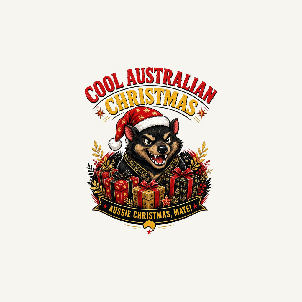 Tassie Devil Aussie Christmas Personalised Christmas Mug