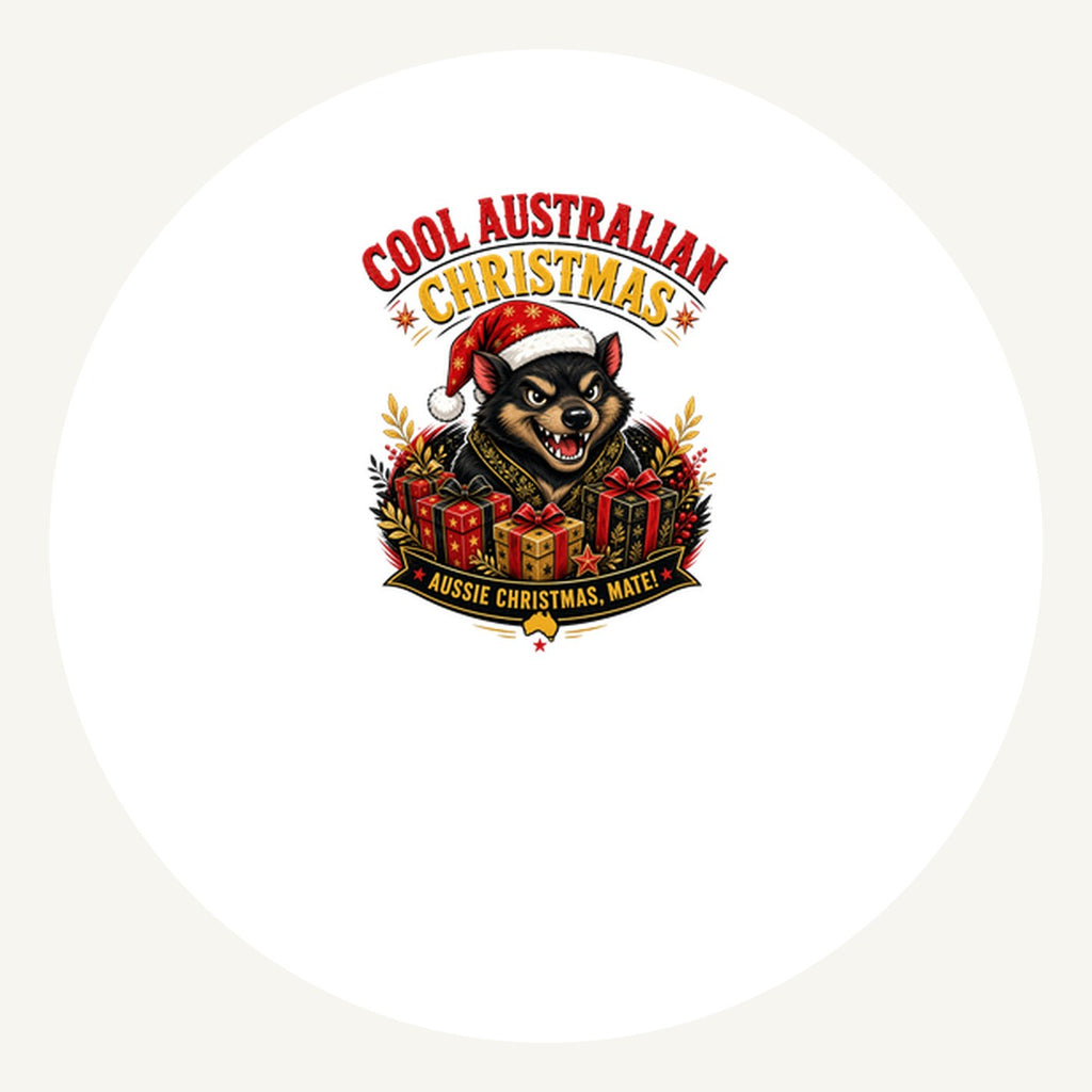 Tassie Devil Aussie Christmas Personalised Pewter Christmas Ornament