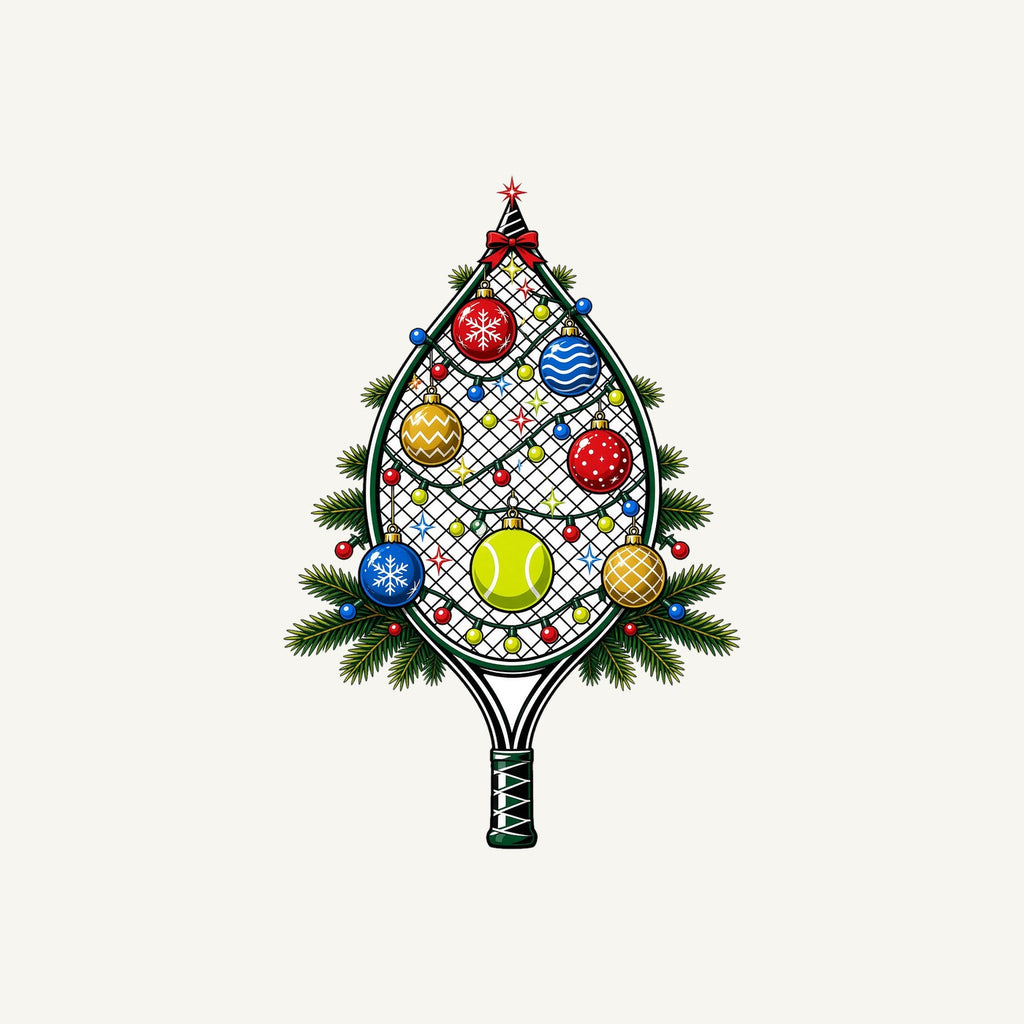 Tennis Racquet Tree Personalised Santa Sack