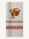 The Empty Present Personalised Beach Towel