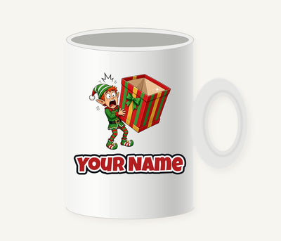 The Empty Present Personalised Christmas Mug