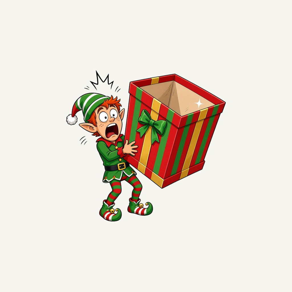 The Empty Present Personalised Christmas Mug