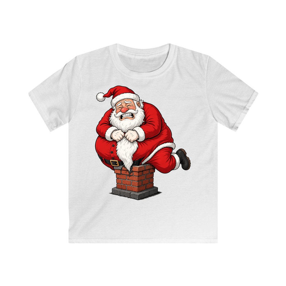 The Squeeze personalised kids Christmas tee in white
