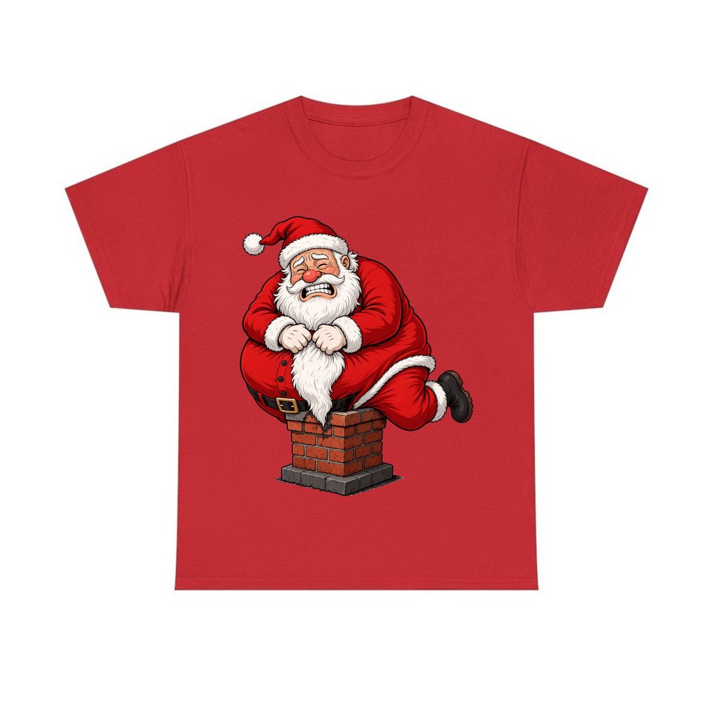 The Squeeze personalised Christmas T-shirt in red