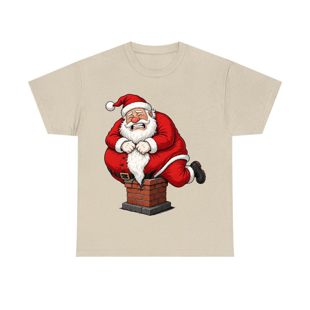The Squeeze personalised Christmas T-shirt in sand