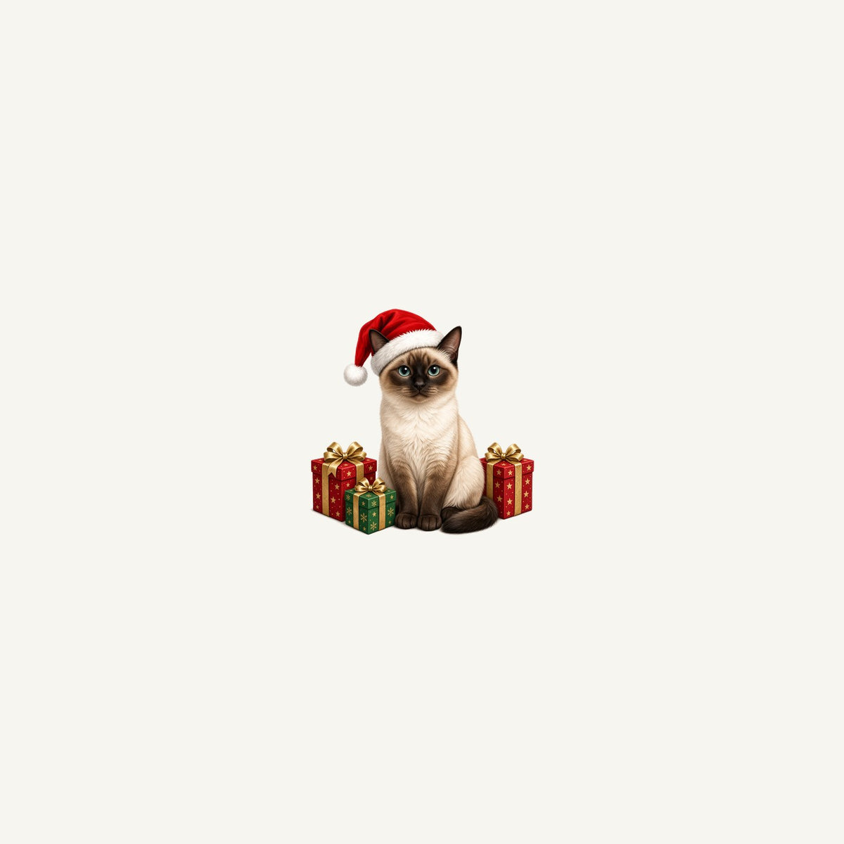 Tonkinese Christmas Personalised Beach Towel