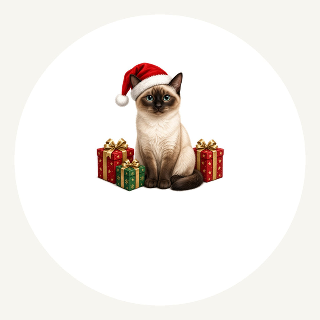 Tonkinese Personalised Pewter Christmas Ornament