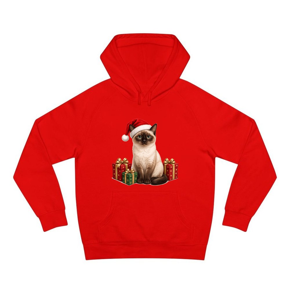 Tonkinese personalised Christmas hoodie in red