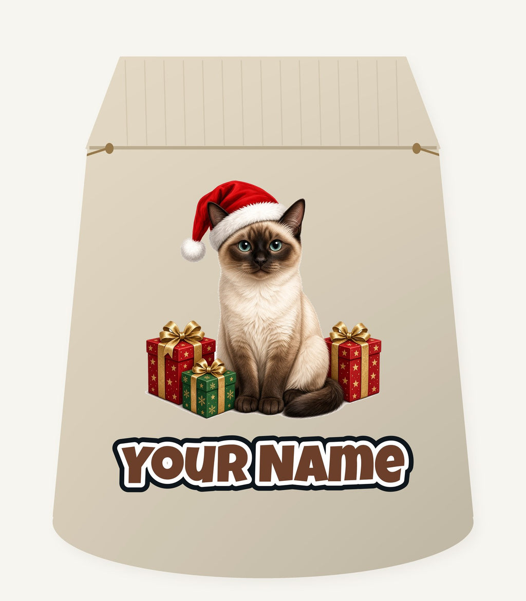 Tonkinese Christmas Personalised Santa Sack