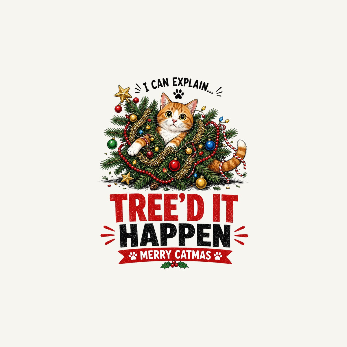 Tree'd It Happen Personalised Christmas Mug