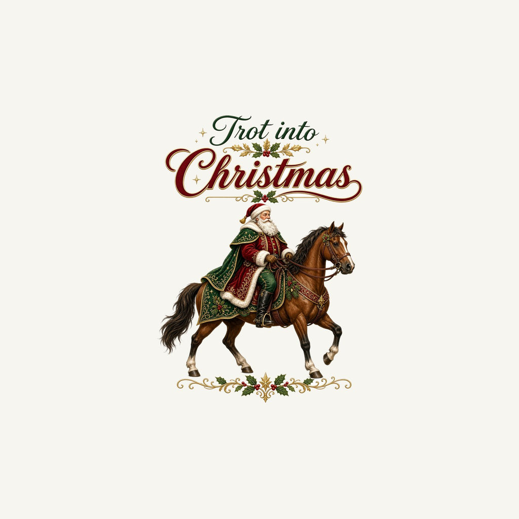 Trot Into Christmas Personalised Christmas Mug