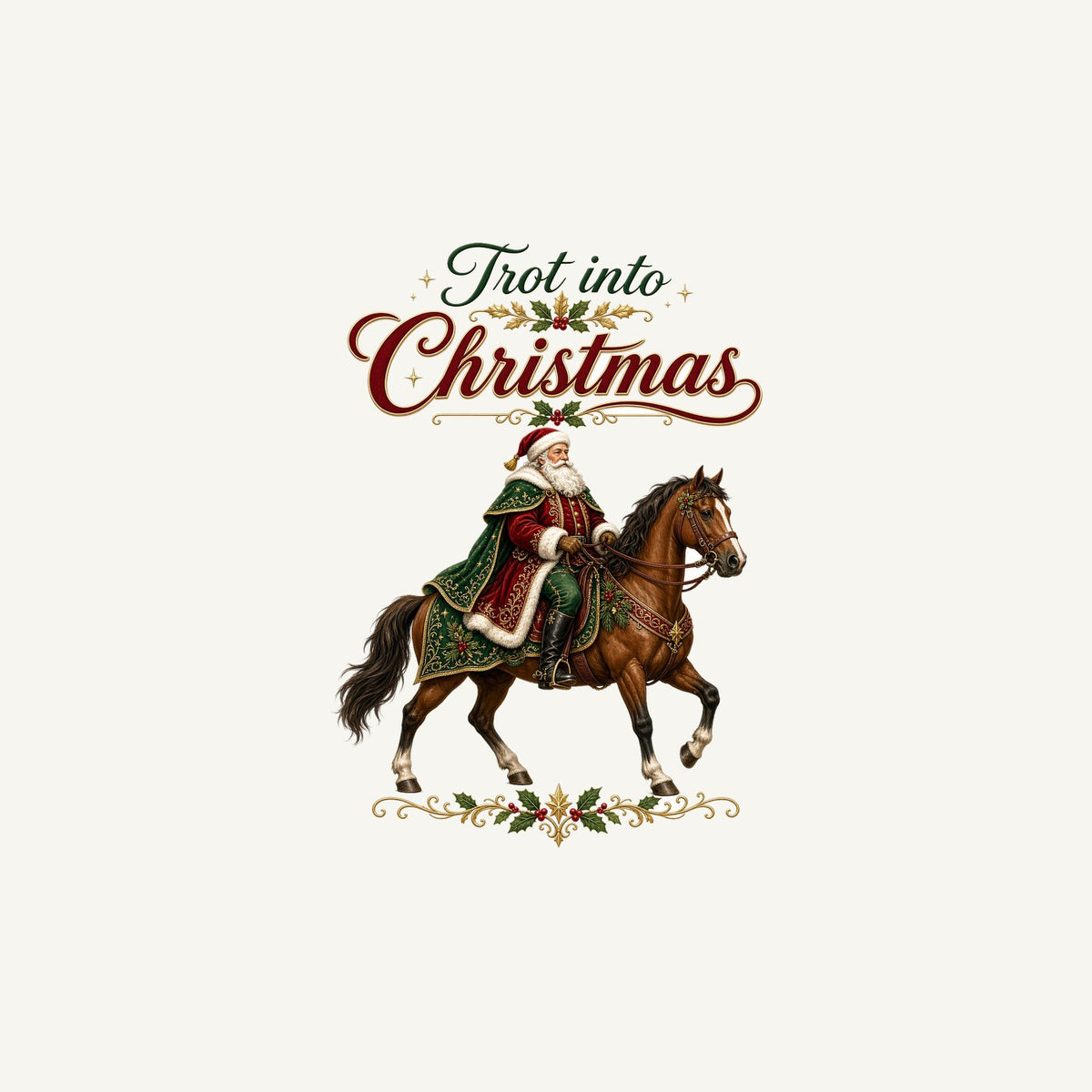 Trot Into Christmas Personalised Christmas Mug
