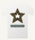 Twig Star With Pinecones Personalised Christmas T-Shirt and Hoodie