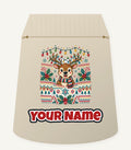Ugly Christmas Jumper Reindeer Personalised Santa Sack