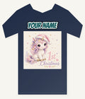 Unicorn First Christmas Personalised Kids and Baby Christmas Tee