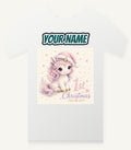 Unicorn First Christmas Personalised Christmas T-Shirt and Hoodie