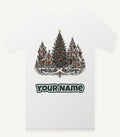 Victorian Christmas Village Personalised Christmas T-Shirt and Hoodie