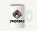 Victorian Glass Ornaments Personalised Christmas Mug