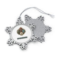 Victorian Glass Ornaments Personalised Pewter Christmas Ornament