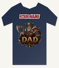 Viking Dad Of Christmas Personalised Kids and Baby Christmas Tee