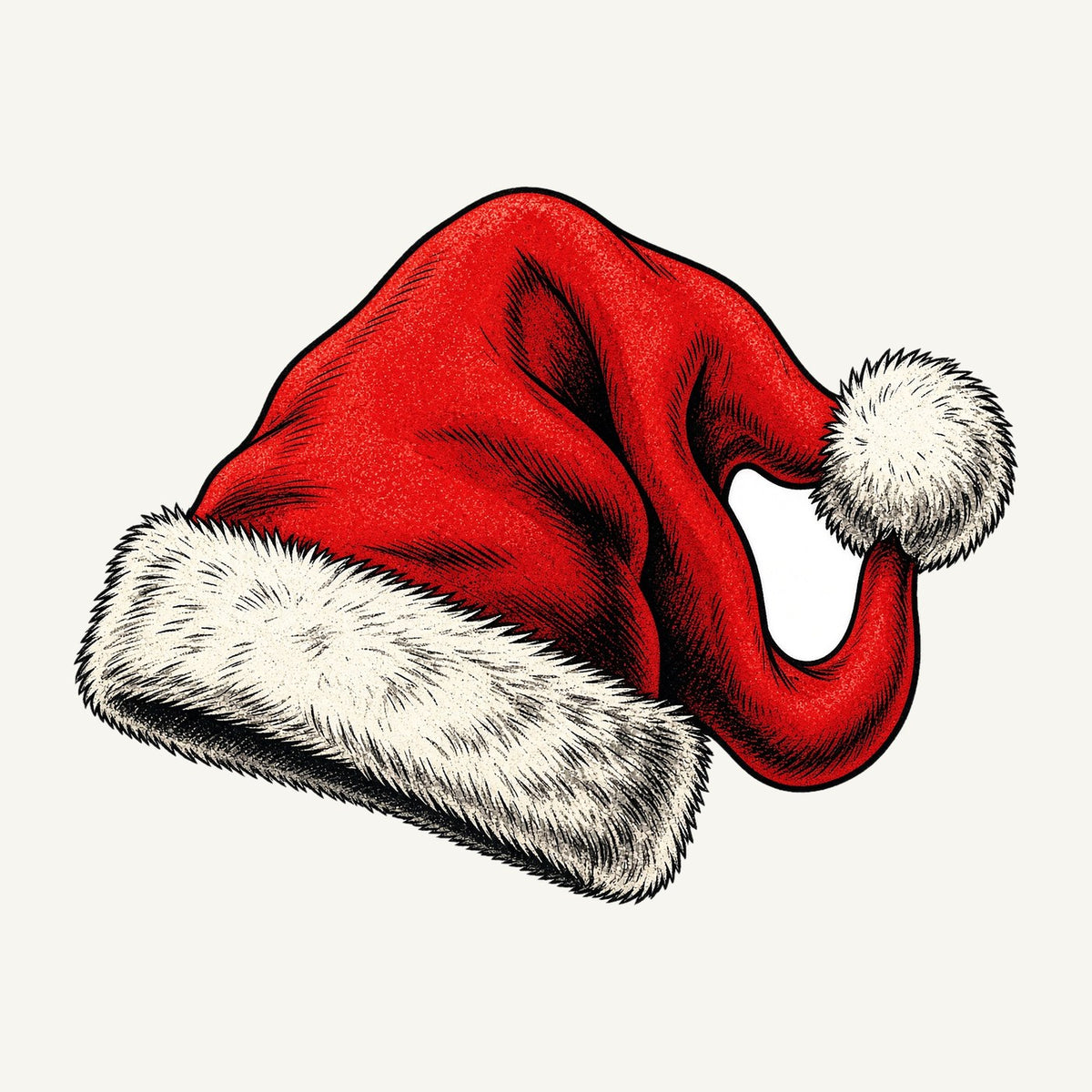 Vintage Santa Hat Personalised Santa Sack