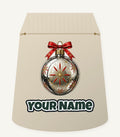Vintage Silver Bauble Personalised Santa Sack