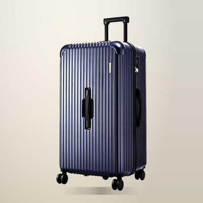Wanderlite 32 Inch Trunk Luggage with USB and Type C Ports, Deep Indigo