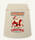 Waving Santa Merry Christmas Personalised Santa Sack