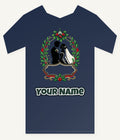Wedding Couple Under Mistletoe Personalised Kids Tee and Baby Bodysuit