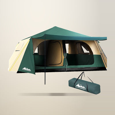 Weisshorn 8 Person Instant Up Dome Tent, Green