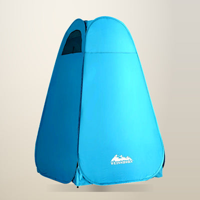 Weisshorn Pop Up Shower Tent, Change Room, Blue