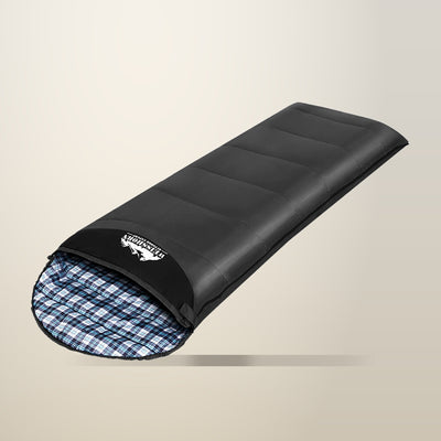 Weisshorn Single Sleeping Bag, Grey, 0°C