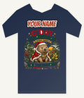 Wombat Claus Down Under Personalised Kids and Baby Christmas Tee