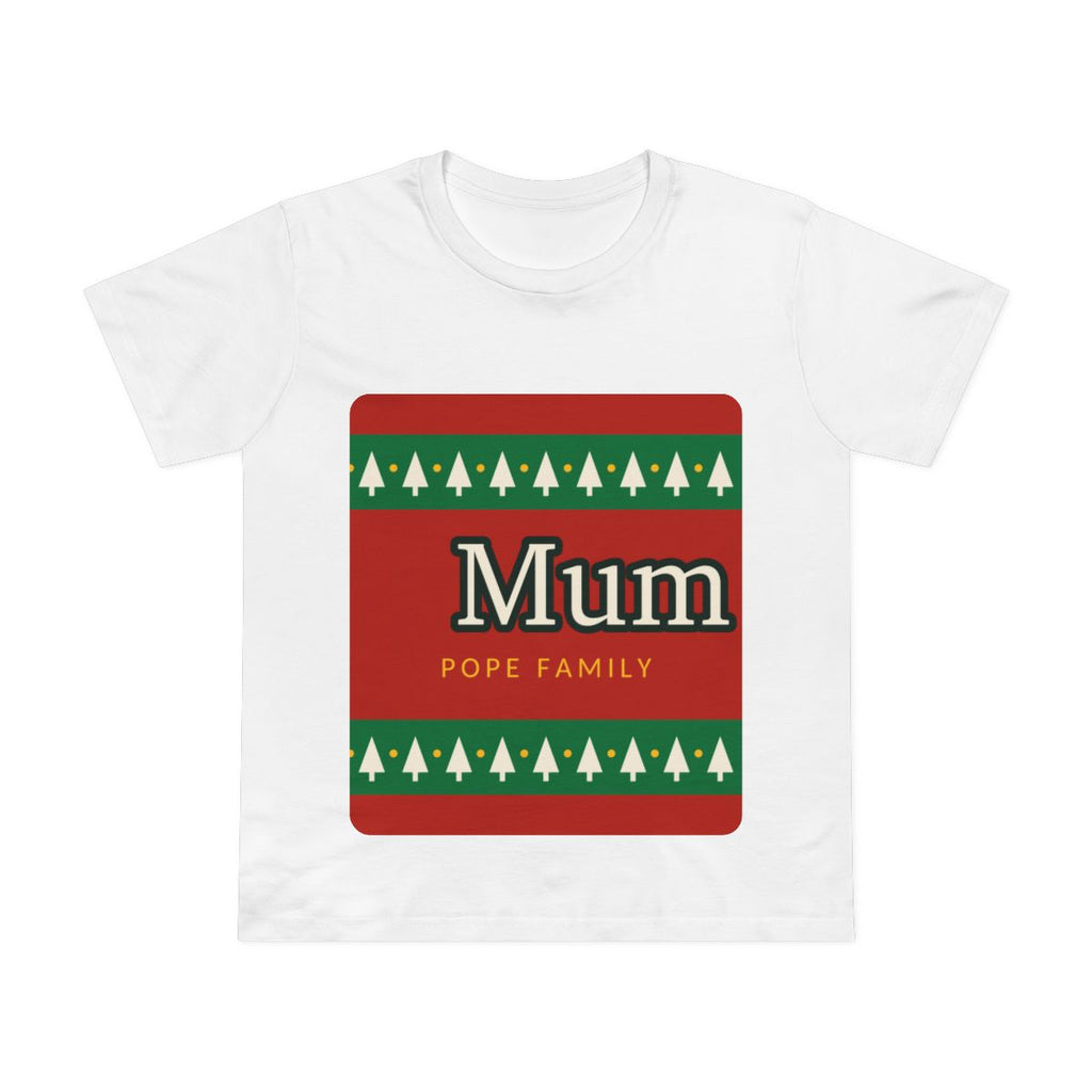 Women's Personalised Christmas Tee