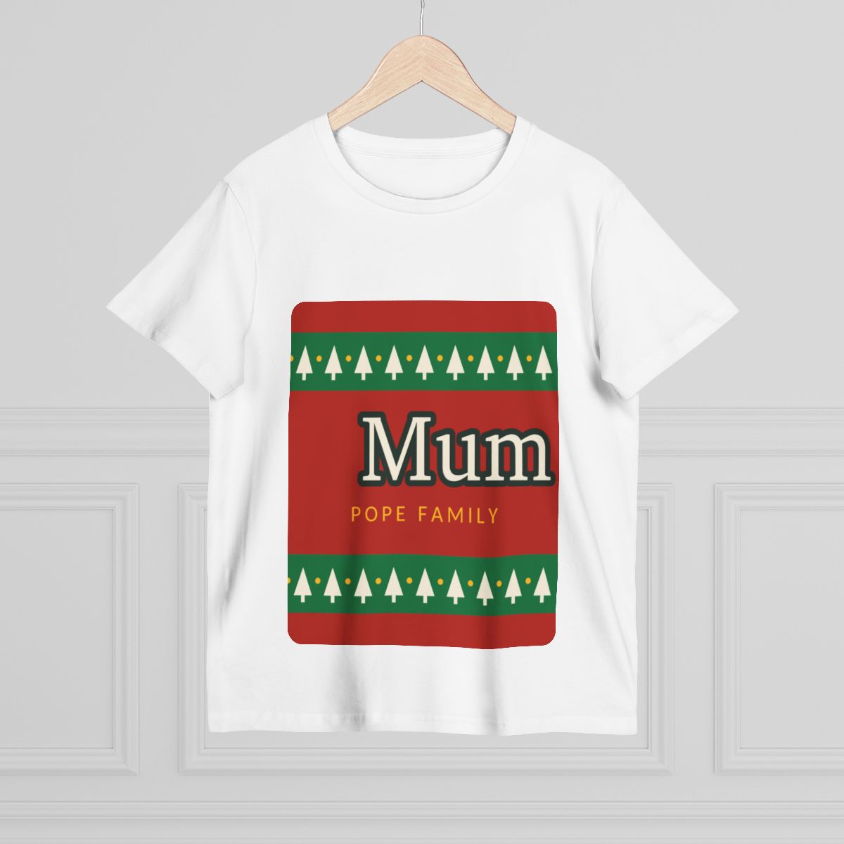 Women's Personalised Christmas Tee